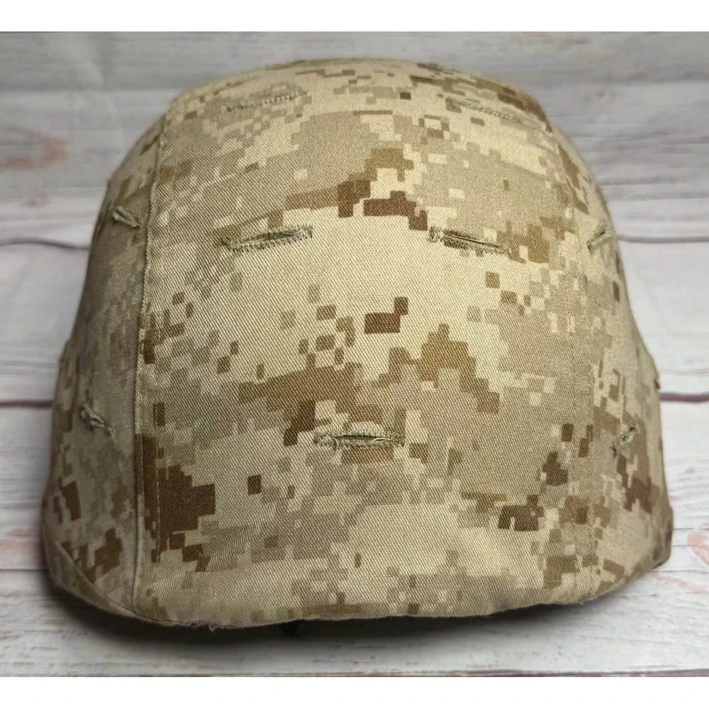 USMC M-3 MARPAT Helmet‎ W/ Cover Woodland Desert XS/S